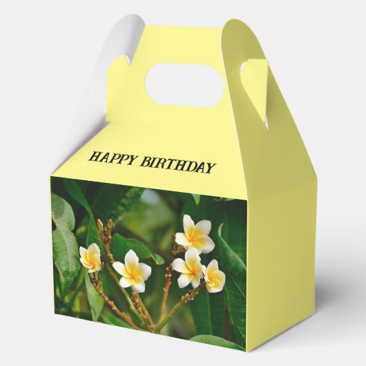Yellow Frangipani Geschenkschachtel (Vorderseite)