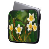 Yellow Frangipani Laptopschutzhülle (Vorderseite Links)