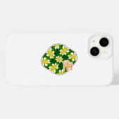 Yellow Frangipani Pattern Case-Mate iPhone Hülle (Rückseite (Horizontal))
