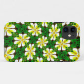 Yellow Frangipani Pattern Case-Mate iPhone Hülle (Rückseite (Horizontal))