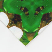 Yellow Frangipani Pattern Fleecedecke (Ecke)