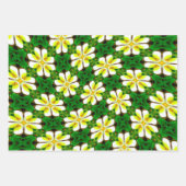 Yellow Frangipani Pattern Geschenkpapier Set (Vorderseite 2)