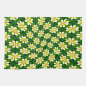 Yellow Frangipani Pattern Geschirrtuch (Horizontal)