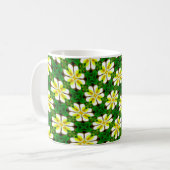 Yellow Frangipani Pattern Kaffeetasse (Vorderseite Links)