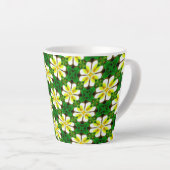 Yellow Frangipani Pattern Milchtasse (Rechte Ecke)