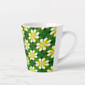 Yellow Frangipani Pattern Milchtasse (Rechts)
