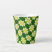 Yellow Frangipani Pattern Milchtasse (Vorderseite)