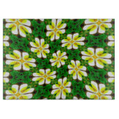 Yellow Frangipani Pattern Schneidebrett (Vorderseite)