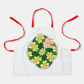 Yellow Frangipani Pattern Schürze (Vorderseite)