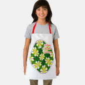 Yellow Frangipani Pattern Schürze (Insitu)