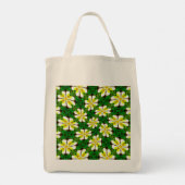 Yellow Frangipani Pattern Tragetasche (Rückseite)