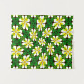 Yellow Frangipani Pattern Wandteppich (Vorderseite (Horizontal))