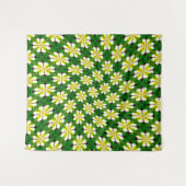 Yellow Frangipani Pattern Wandteppich (Vorderseite (Horizontal))