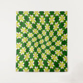 Yellow Frangipani Pattern Wandteppich (Vorderseite)