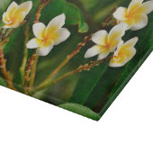 Yellow Frangipani Schneidebrett (Ecke)