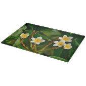 Yellow Frangipani Schneidebrett (Ecke)