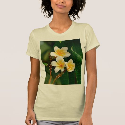 Yellow Frangipani T-Shirt (Vorderseite)