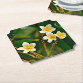 Yellow Frangipani Untersetzer (angewinkelt)