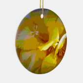 Yellow Freesia Digital Manipulation Ornament (Rechts)
