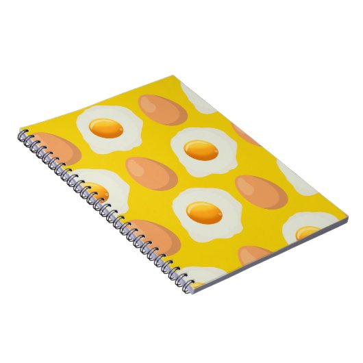 Yellow Fried Egg & Egg Notebook! Notizblock (Rechte Seite)