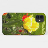 Yellow Fringed Tulip iPhone 5 Fall Case-Mate iPhone Hülle (Rückseite (Horizontal))