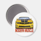 YELLOW_FRONT_CAMARO.png Magnet (Vorderseite/Rückseite)