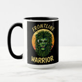 Yellow Frontline Warrior Tasse (Links)