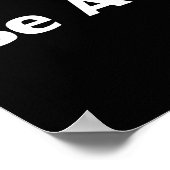 Yellow Frowny Poster (Ecke)