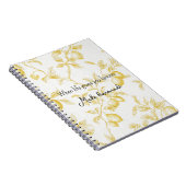 Yellow Fruit Lemons Make Lemonade Notizblock (Rechte Seite)