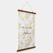 Yellow Fruit Lemons Make Lemonade Wandteppich Mit Holzrahmen (Gewinkelt)