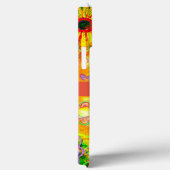 Yellow Fun Heart Blume personalisieren Case-Mate iPhone Hülle (Rückseite / Rechts)