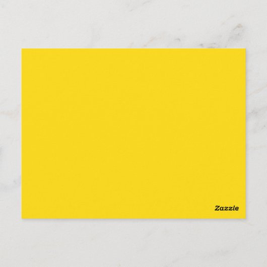 Yellow Fun Loopy Liebe Lines Tischnummer Card (Rückseite)
