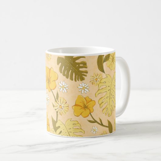 Yellow Garden Mug Kaffeetasse (VorderseiteRechts)