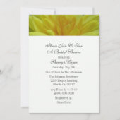 Yellow Garden Mum Dusche Einladungen (Vorderseite)