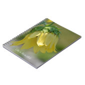 Yellow Garden Sunflower (my photography) Notizblock (Linke Seite)