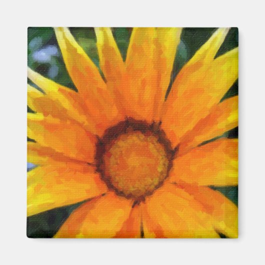 Yellow Gazania Magnet (Vorne)