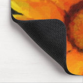 Yellow Gazania Mousepad (Ecke)