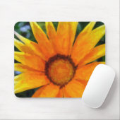 Yellow Gazania Mousepad (Mit Mouse)