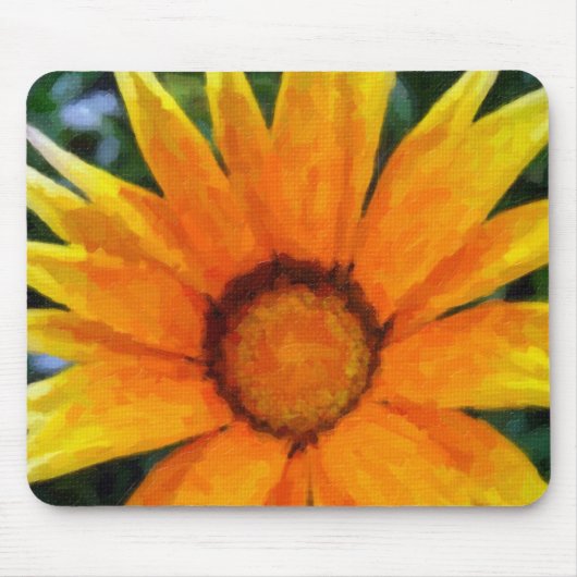 Yellow Gazania Mousepad (Vorne)