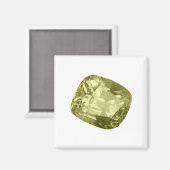 Yellow Gemstone Alexandrite Magnet (Vorderseite/Rückseite)