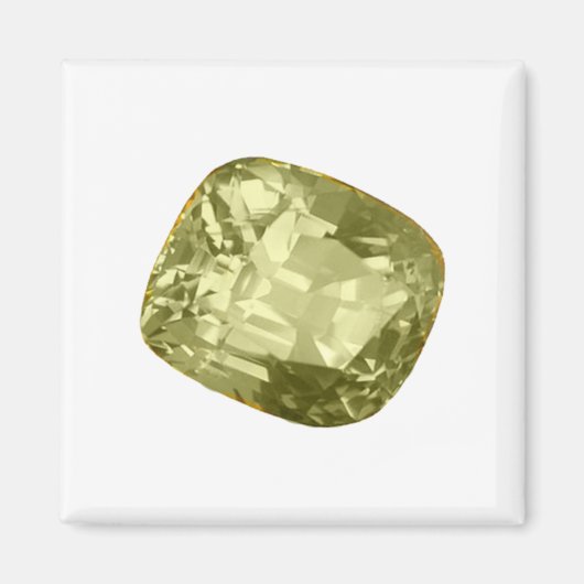 Yellow Gemstone Alexandrite Magnet (Vorne)