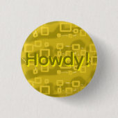 Yellow Geometric  Button (Vorderseite)