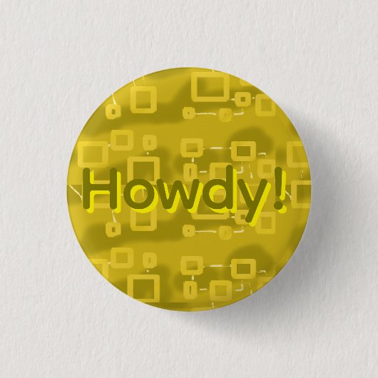 Yellow Geometric  Button (Vorderseite)