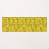 Yellow Geometric Yoga Mat Yogamatte (Rückseite (Horizontal))