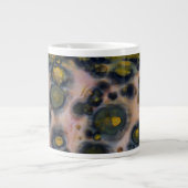 Yellow gepunktet Ocean Jasper Jumbo-Tasse (Vorderseite)