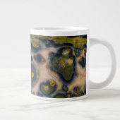 Yellow gepunktet Ocean Jasper Jumbo-Tasse (Rechts)