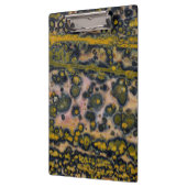 Yellow gepunktet Ocean Jasper Klemmbrett (Links)