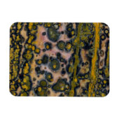Yellow gepunktet Ocean Jasper Magnet (Horizontal)