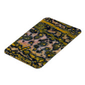Yellow gepunktet Ocean Jasper Magnet (Linke Seite)