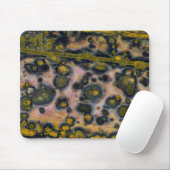Yellow gepunktet Ocean Jasper Mousepad (Mit Mouse)